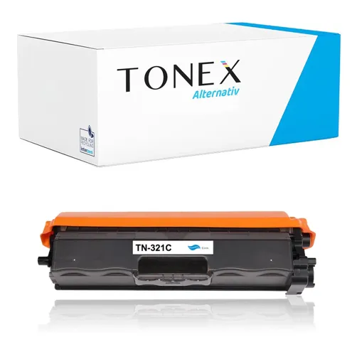 TONEREXPERT Premium Kompatibel für Brother TN-321 Tonerkartusche Cyan bis zu 2 Seiten