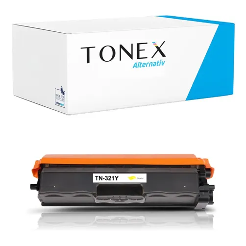 TONEREXPERT Premium Kompatibel für Brother TN-321 Tonerkartusche Gelb bis zu 1500 Seiten