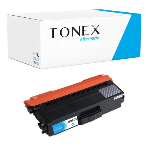 TONEREXPERT Premium Kompatibel für Brother TN-325C Tonerkartusche Cyan bis zu 3500 Seiten