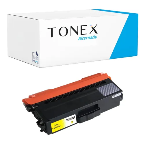 TONEX alternativ für Brother TN-326Y Toner Gelb bis zu 3500 Seiten