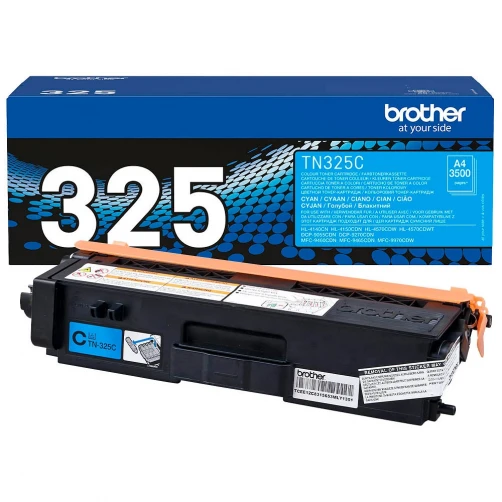 Brother Original TN-325C Tonerkartusche Cyan bis zu 3500 Seiten