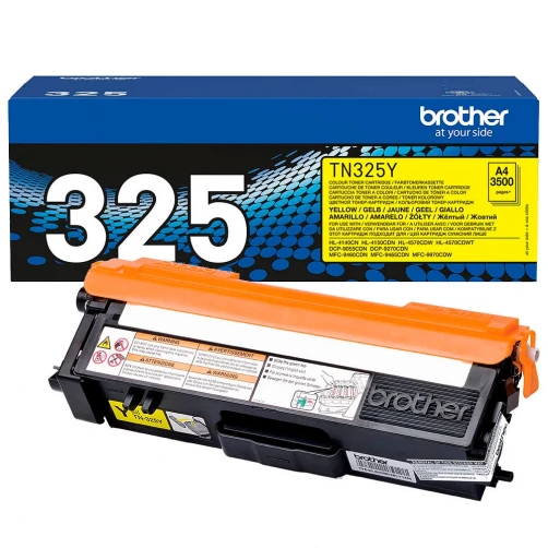 Brother Original TN-325Y Tonerkartusche Gelb bis zu 3500 Seiten