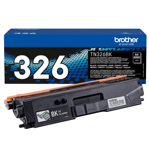 Original Brother TN-326BK Toner Schwarz bis zu 4000 Seiten