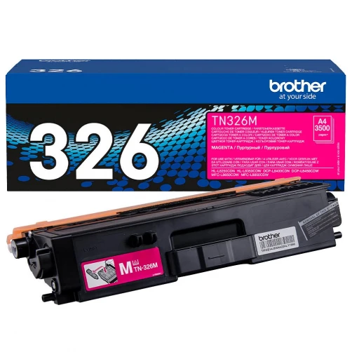 Original Brother TN-326M Toner Magenta bis zu 3500 Seiten