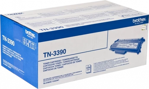 Original Brother TN-3390 Toner Schwarz bis zu 12000 Seiten
