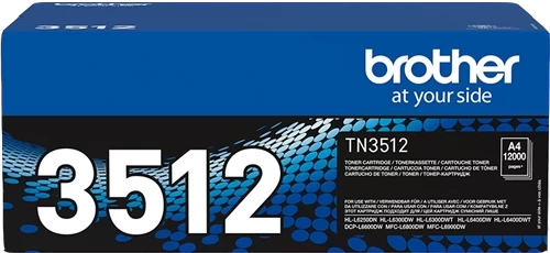 Original Brother TN-3512 Toner Schwarz bis zu 12000 Seiten