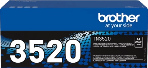 Original Brother TN-3520 Toner Schwarz bis zu 20000 Seiten