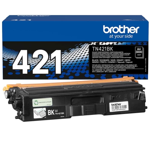 Brother Original TN-421 Tonerkartusche Schwarz bis zu 3000 Seiten