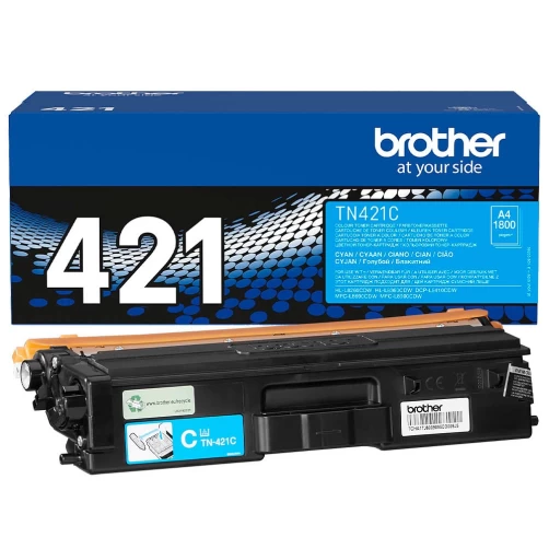 Brother Original TN-421 Tonerkartusche Cyan bis zu 1800 Seiten