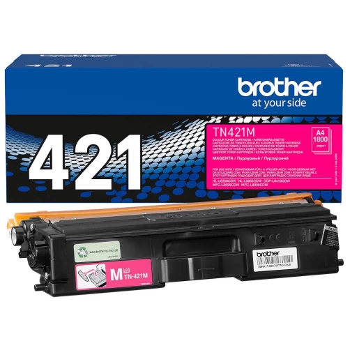 Brother Original TN-421 Tonerkartusche Magenta bis zu 1800 Seiten