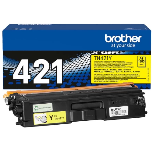 Original Brother TN-421 Toner Gelb bis zu 1800 Seiten