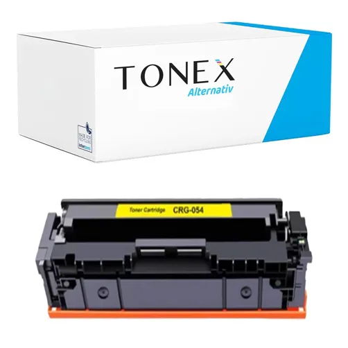 TONEREXPERT Premium Kompatibel für Canon 054 / 3021C002 Tonerkartusche Gelb bis zu 1200 Seiten