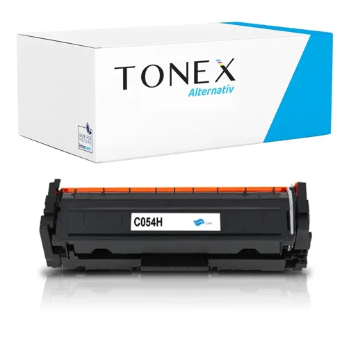 TONEX alternativ für Canon 054H / 3027C002 Toner Cyan bis zu 2300 Seiten