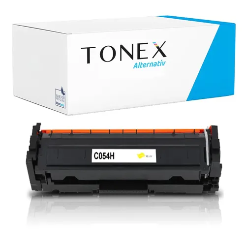 TONEX alternativ für Canon 054H / 3025C002 Toner Gelb bis zu 2300 Seiten