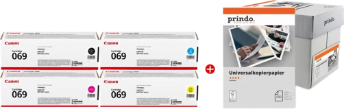 Original Canon 069 MCVP Toner Schwarz Cyan Magenta Gelb bis zu 7800 Seiten