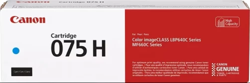 Original Canon 6368C002 / 075 hc Toner Cyan bis zu 2500 Seiten