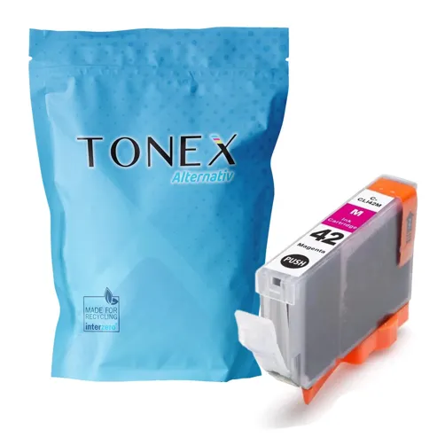 TONEREXPERT Premium Kompatibel für Canon CLI-42M / 6386B001 Tintenpatrone Magenta 12ml