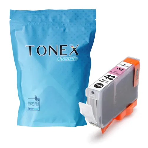 TONEREXPERT Premium Kompatibel für Canon CLI-42PM / 6389B001 Tintenpatrone Magenta (Hell) 12ml