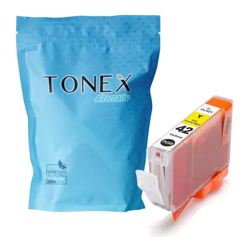 TONEREXPERT Premium Kompatibel für Canon CLI-42Y / 6387B001 Tintenpatrone Gelb 12ml