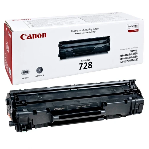 Original Canon 728 / 3500B002 Toner Schwarz bis zu 2100 Seiten