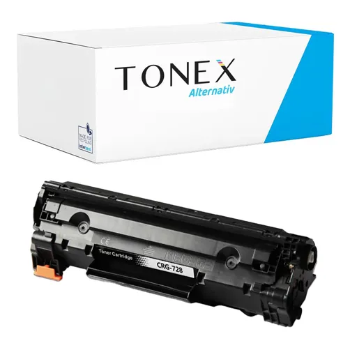 TONEREXPERT Premium Kompatibel für Canon CRG-728 Tonerkartusche Schwarz bis zu 2100 Seiten