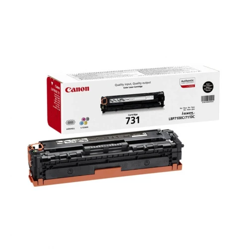 Original Canon 731BK / 6272B002 Toner Schwarz bis zu 1400 Seiten
