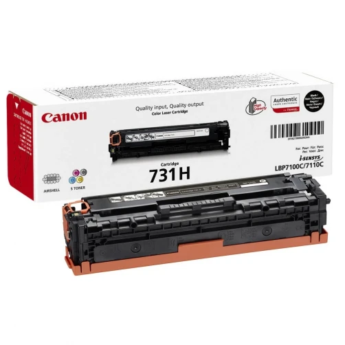 Original Canon 731H / 6273B002 Toner Schwarz bis zu 2400 Seiten