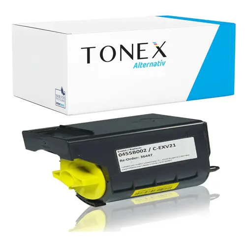 TONEX alternativ für Canon C-EXV21 / 0455B002 Toner Gelb bis zu 6000 Seiten