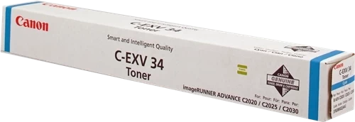 Original Canon C-EXV34 / 3783B002 Toner Cyan bis zu 19000 Seiten