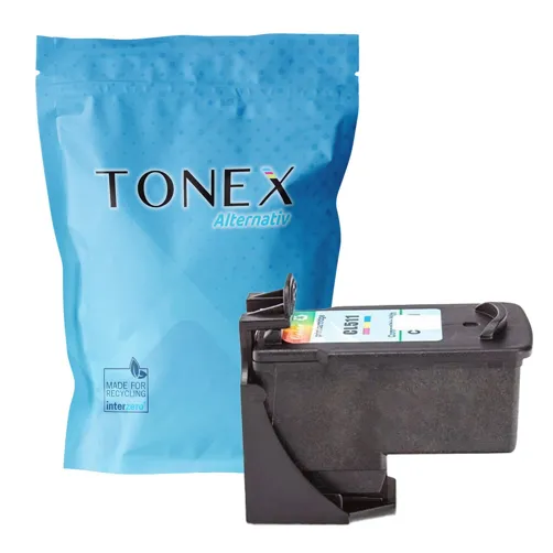 TONEX alternativ für Canon CL-511CL / 2972B001 Tinte Color bis zu 244 Seiten 9ml