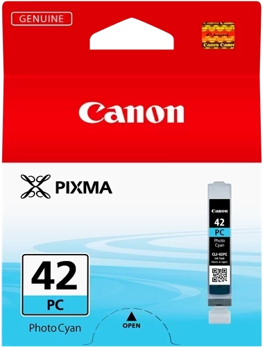 Canon Original CLI-42PC / 6388B001 Tintenpatrone Cyan (Hell) Photo Cyan bis zu 5000 Seiten 13ml