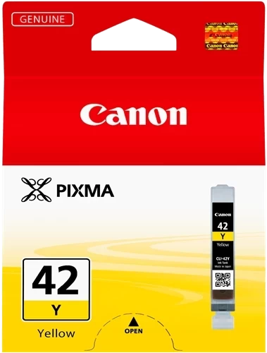 Canon Original CLI-42Y / 6387B001 Tintenpatrone Gelb bis zu 7000 Seiten 13ml