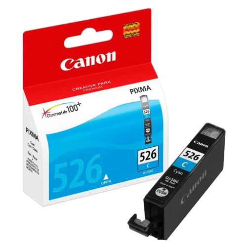 Canon Original CLI-526C / 4541B001 Tintenpatrone Cyan bis zu 462 Seiten 9ml