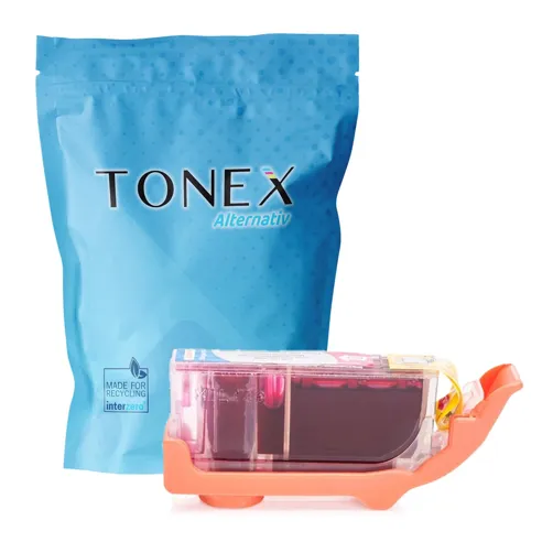 TONEX alternativ für Canon CLI-526M / 4542B001 Tinte Magenta bis zu 520 Seiten