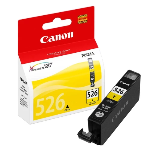 Canon Original CLI-526Y / 4543B001 Tintenpatrone Gelb bis zu 450 Seiten 9ml