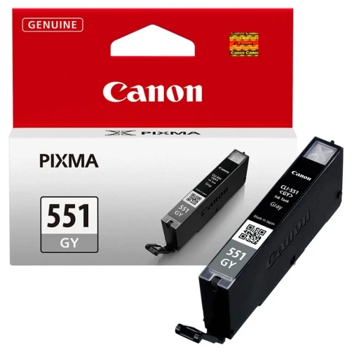 Canon Original CLI-551GY / 6512B001 Tintenpatrone Grau bis zu 780 Seiten