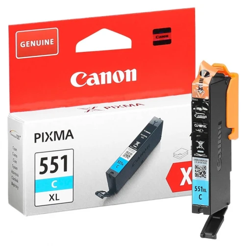 Original Canon CLI-551CXL / 6444B001 Tinte Cyan bis zu 695 Seiten 11ml