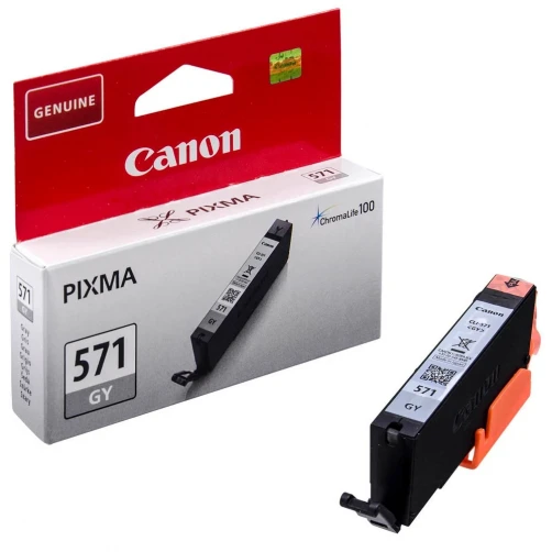 Canon Original CLI-571GY / 0389C001 Tintenpatrone Grau bis zu 780 Seiten 7ml