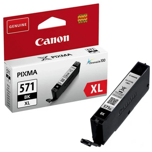 Original Canon CLI-571BKXL / 0331C001 Tinte Schwarz bis zu 895 Seiten 11ml