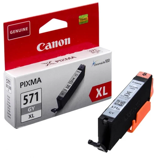 Original Canon CLI-571GYXL / 0335C001 Tinte Grau bis zu 3350 Seiten 11ml