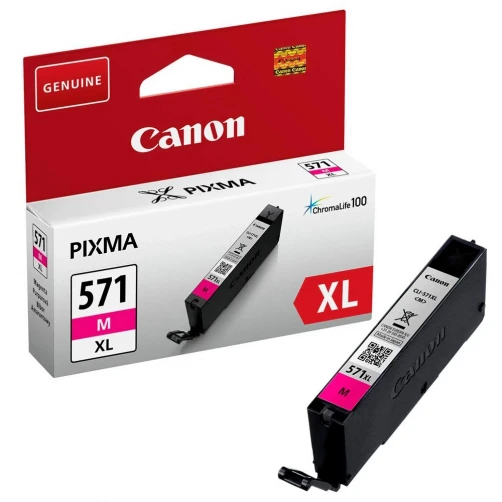 Canon Original CLI-571MXL / 0333C001 Tintenpatrone Magenta bis zu 650 Seiten 11ml
