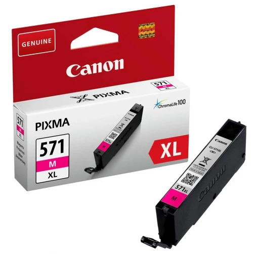Original Canon CLI-571MXL / 0333C001 Tinte Magenta bis zu 650 Seiten 11ml