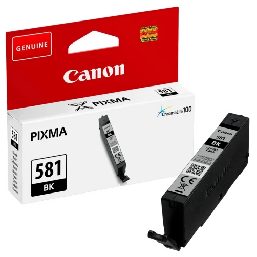 Canon Original CLI-581 / 2106C001 Tintenpatrone Schwarz bis zu 1541 Seiten 4ml