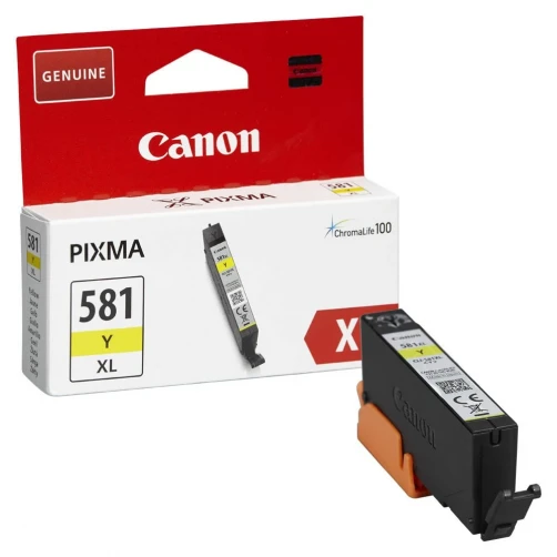 Canon Original CLI-581XL / 2051C001 Tintenpatrone Gelb bis zu 514 Seiten 8ml