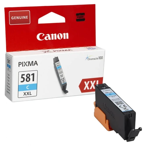 Original Canon CLI-581XXL / 1995C001 Tinte Cyan bis zu 820 Seiten 12ml