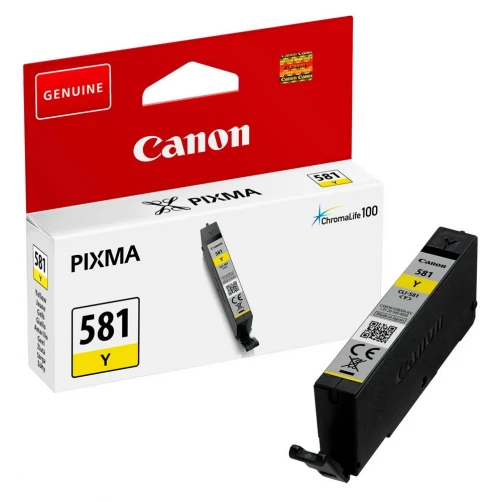 Canon Original CLI-581Y / 2105C001 Tintenpatrone Gelb bis zu 259 Seiten