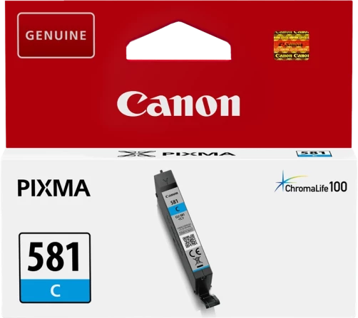 Original Canon 2103C001 / CLI-581c Tinte Cyan bis zu 259 Seiten