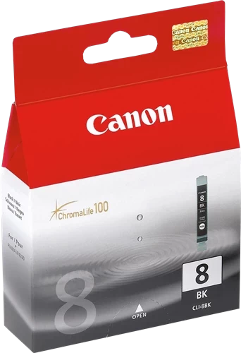 Canon Original CLI-8BK / 0620B001 Tintenpatrone Schwarz bis zu 400 Seiten 13ml