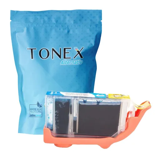 TONEX alternativ für Canon CLI-8C / 0621B001 Tinte Cyan bis zu 420 Seiten