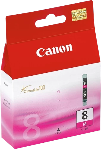 Canon Original CLI-8M / 0622B001 Tintenpatrone Magenta bis zu 478 Seiten 13ml